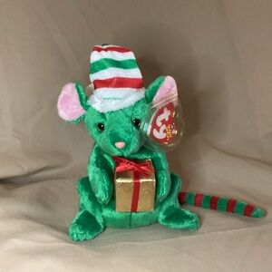 Ty Beanie Babies Tidings Holiday Mouse
